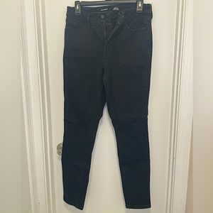 Old Navy High-Rise Rockstar Super Skinny Black Jeans